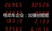 电动车企业：加强创能能力 抢占市场