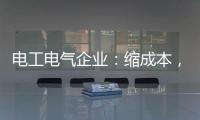 电工电气企业：缩成本，重个性，强产品	
，新方向