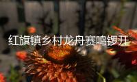红旗镇乡村龙舟赛鸣锣开赛

，归侨侨眷同舟共济展风采