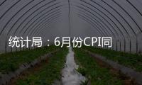 统计局：6月份CPI同比由降转涨 核心CPI继续回升