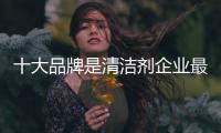十大品牌是清洁剂企业最有力的实力认证