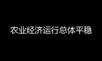 农业经济运行总体平稳