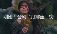 刚刚！台风“丹娜丝”突然拐弯
！“怪异路径”史上首次