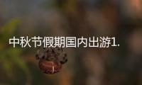中秋节假期国内出游1.07亿人次，总花费510.47亿元