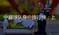 中超球队身价排行榜
：上港超越恒大位居榜首