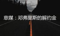 意媒
：邓弗里斯的解约金月底到期，巴萨很难签下他