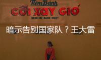 暗示告别国家队？王大雷社媒发文：拜拜