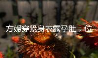 方媛穿紧身衣露孕肚	，位低浑圆准男孩
！和妈妈带两娃深圳游玩