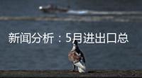 新闻分析：5月进出口总值略有回调，怎么看？