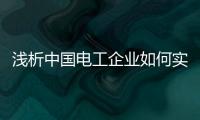 浅析中国电工企业如何实现弯道超车?