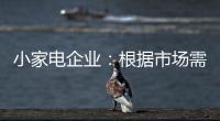 小家电企业：根据市场需求而变 努力成为行业弄潮者