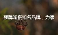 强牌陶瓷知名品牌
，为家居添加几何素色色彩
