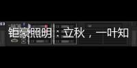 钜豪照明：立秋，一叶知秋!