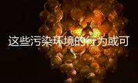 这些污染环境的行为或可被判处七年以上有期徒刑