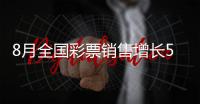 8月全国彩票销售增长53.6%�，前八月增长51.6%
