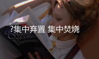 ?集中弃置 集中焚烧