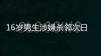 16岁男生涉嫌杀邻次日到校伤人，副校长因制止受伤