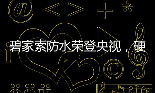 以中国防水行业黑马之姿