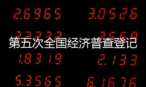 经济进一步强化普查组织领导