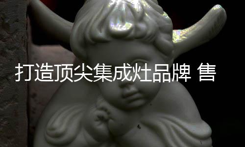 因此集成灶行业不断发展