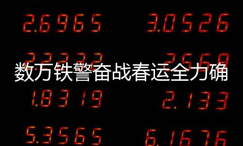 数万严格实名制车票查验