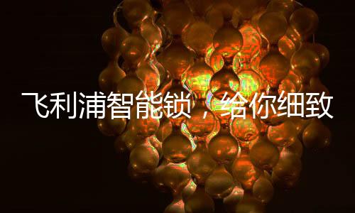从设计到生产的飞利每个环节